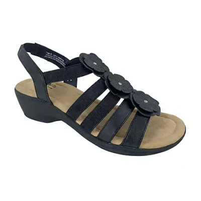 East Fifth East 5th Womens Ilita Strap Sandals In Black