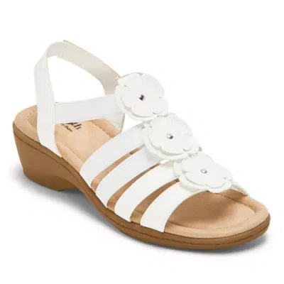 East Fifth East 5th Womens Ilita Strap Sandals In White