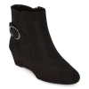 East Fifth East 5th Womens Roland Wedge Heel Booties In Black