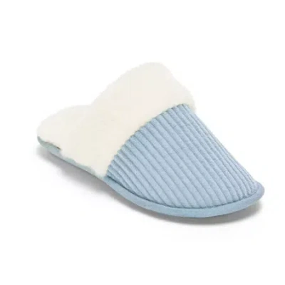 East Fifth East 5th Womens Slip-on Slippers In Blue