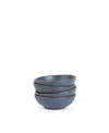 East Fork Pottery Breakfast Bowl, Set Of 4 In Blue