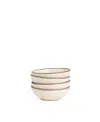 East Fork Pottery Breakfast Bowl, Set Of 4 In White