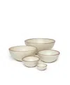 East Fork Pottery East Fork Big Potter's Nesting Set In White