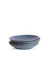 East Fork Pottery East Fork Coupe Plates, Set Of 4 In Blue