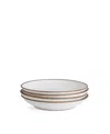 East Fork Pottery East Fork Coupe Plates, Set Of 4 In White