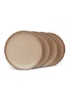 East Fork Pottery East Fork Dinner Plate, Set Of 4 In Brown