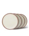 East Fork Pottery East Fork Dinner Plate, Set Of 4 In White