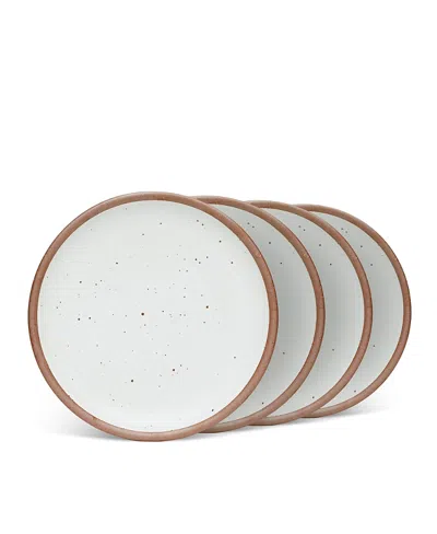 East Fork Pottery East Fork Dinner Plate, Set Of 4 In White