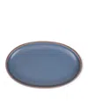 East Fork Pottery East Fork Oval Platter In Blue
