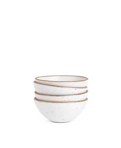 East Fork Pottery East Fork Soup Bowl, Set Of 4 In White