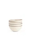 East Fork Pottery East Fork Soup Bowl, Set Of 4 In White