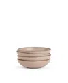 East Fork Pottery Everyday Bowl, Set Of 4 In Brown