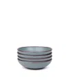 East Fork Pottery Everyday Bowl, Set Of 4 In Gray