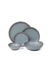 East Fork Pottery Shallow Dinner Set In Gray