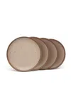 East Fork Pottery Side Plate, Set Of 4 In Brown