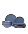 East Fork Pottery Starter 12 Piece Set In Blue