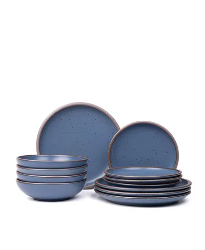 East Fork Pottery Starter 12 Piece Set In Blue