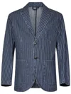 East Harbour Surplus Brest 8th Year Single-breasted Blazer In Blue