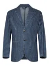 East Harbour Surplus Brest 8th Year Single-breasted Blazer In Blue