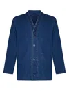 Shop East Harbour Surplus Denim Button-up Shirt