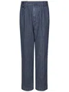 East Harbour Surplus Striped Straight Trousers