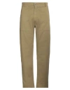 East Harbour Surplus Man Pants Sage Green Size 36 Cotton, Elastane In Sage Green