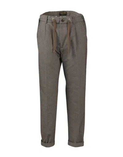 East Harbour Surplus Military-inspired Tapered Chinos With Garment-dyed Finish In Gray