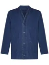 East Harbour Surplus Denim Button-up Shirt In Blue