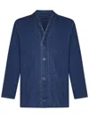 East Harbour Surplus Denim Button-up Shirt In Blue