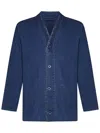 East Harbour Surplus Denim Button-up Shirt In Blue