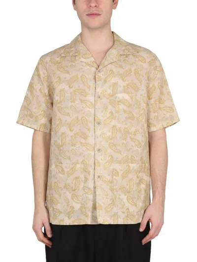 East Harbour Surplus Paisley Print Shirt In Neutral