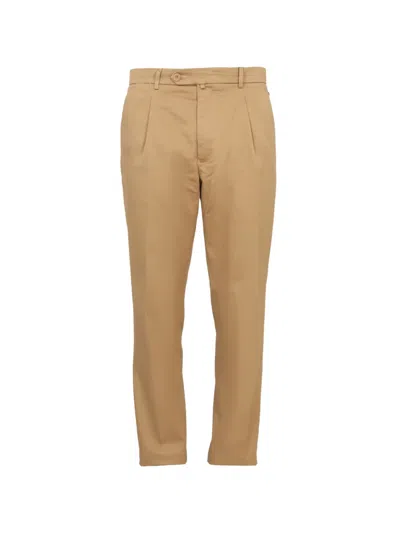 East Harbour Surplus Pleated Trousers In Brown