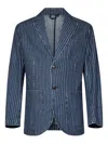 East Harbour Surplus Brest 8th Year Single-breasted Blazer In Blue