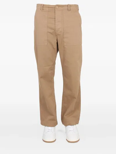 East Harbour Surplus Texas 41 Cotton Trousers In Brown