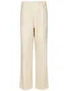 East Harbour Surplus Relaxed Fit Off-white Cotton Trousers
