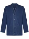East Harbour Surplus Denim Button-up Shirt In Blue