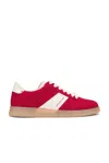 East Pacific Trade Santos Sneaker In Red & Off White
