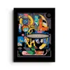 East Side Studio London Black Ratatatt - Giclee Fine Art Print - Small In Black