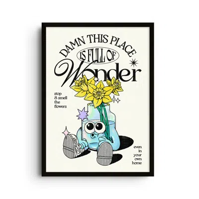 East Side Studio London Blue / Neutrals Full Of Wonder - Giclee Fine Art Print - Small