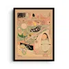 East Side Studio London Neutrals Ashoe - Abstract Illustration Art Print - Small