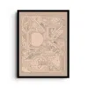 East Side Studio London Neutrals Bimandbem - Beige Illustration Art Print - Small In Beige