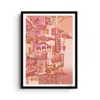 East Side Studio London Neutrals / Gold / Yellow Sunset - Forest Of Consumables I - Giclee Fine Art Print - Small In Gold/yellow