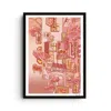 East Side Studio London Neutrals / Yellow / Orange Sunset - Forest Of Consumables Two - Giclee Fine Art Print - Small In Yellow/orange