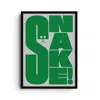 East Side Studio London Snake Green - Giclee Fine Art Print - Small In Green