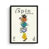 East Side Studio London Yellow / Orange / Neutrals Spin Around The Sun - Giclee Fine Art Print - Small In Yellow/orange