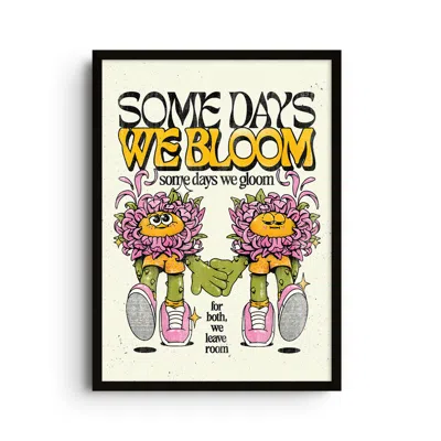 East Side Studio London Yellow / Orange / Neutrals We Bloom - Giclee Fine Art Print - Small In Yellow/orange