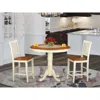 East West Furniture 3 Pc Counter Height Dining Set-counter Height Table And 2 Kitchen Chairs