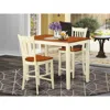 East West Furniture 3 Pc Counter Height Pub Set - High Table And 2 Counter Height Chairs.