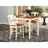 East West Furniture 3 Pc Dining Counter Height Set - Dining Table And 2 Counter Height Chairs.