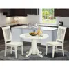 East West Furniture 3 Pc Dining Room Set For 2-kitchen Dinette Table And 2 Dining Chairs